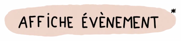 Affiche évènement