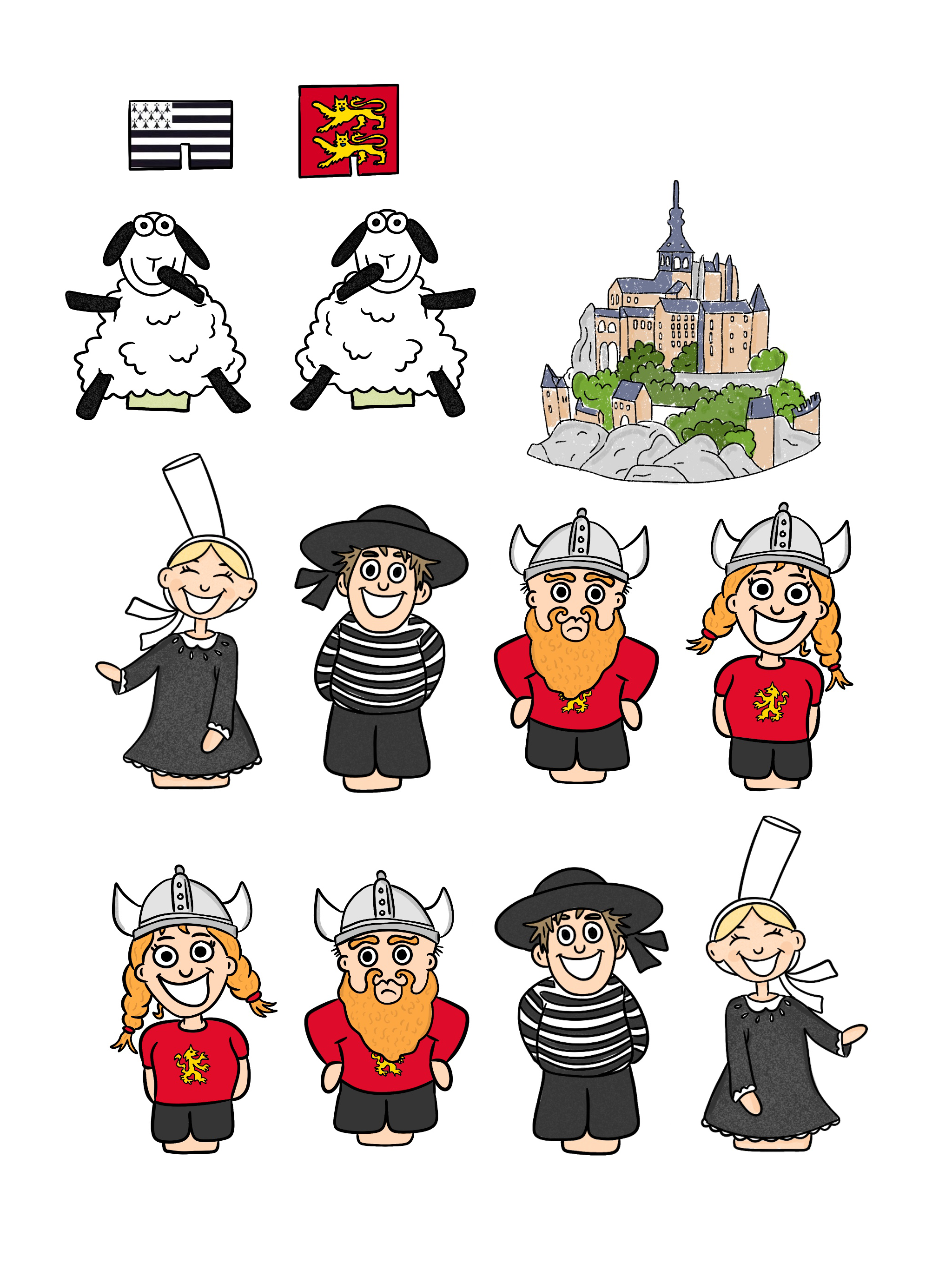 Pion du jeu Breton ou Normand