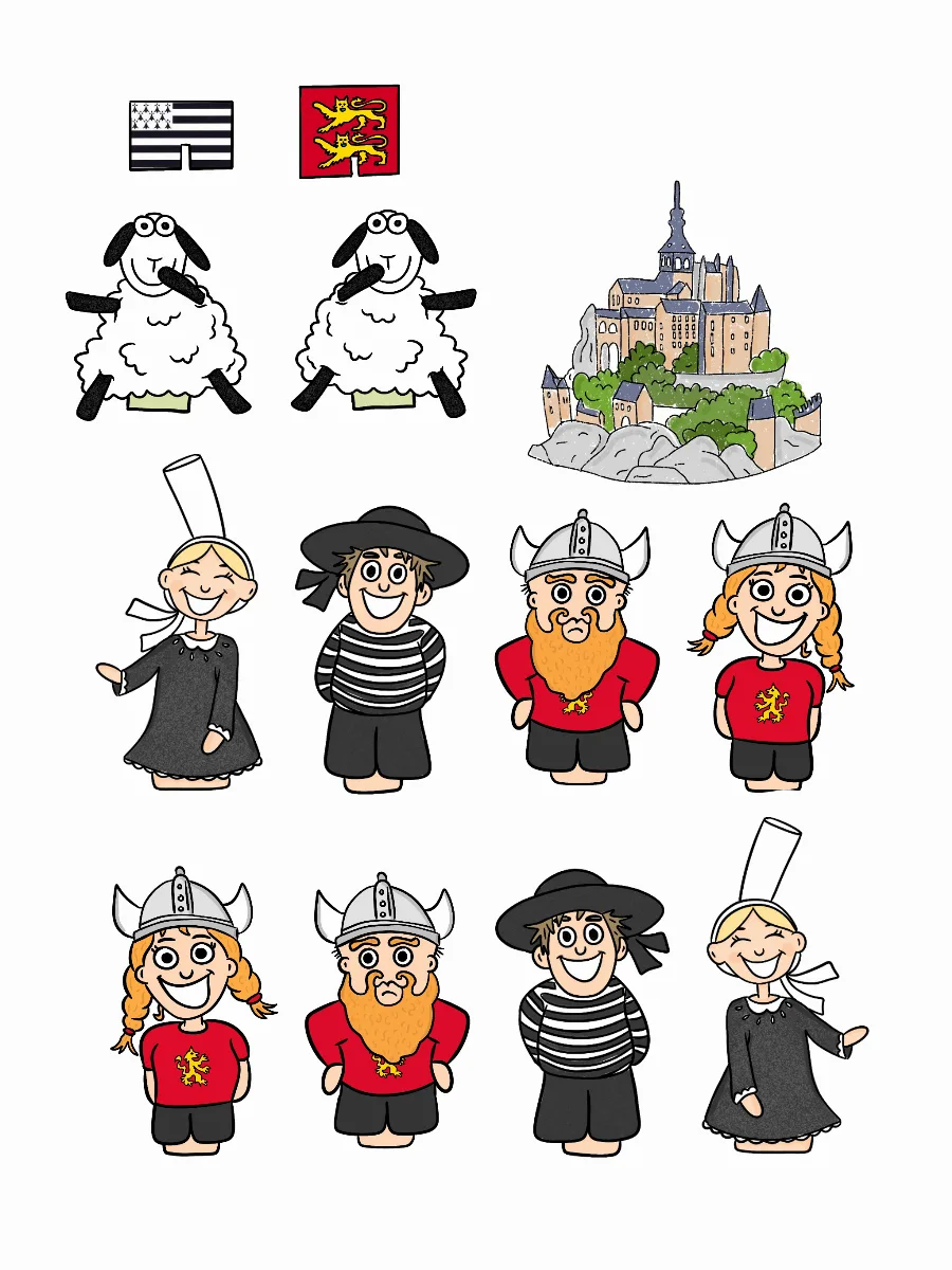 Pion du jeu Breton ou Normand