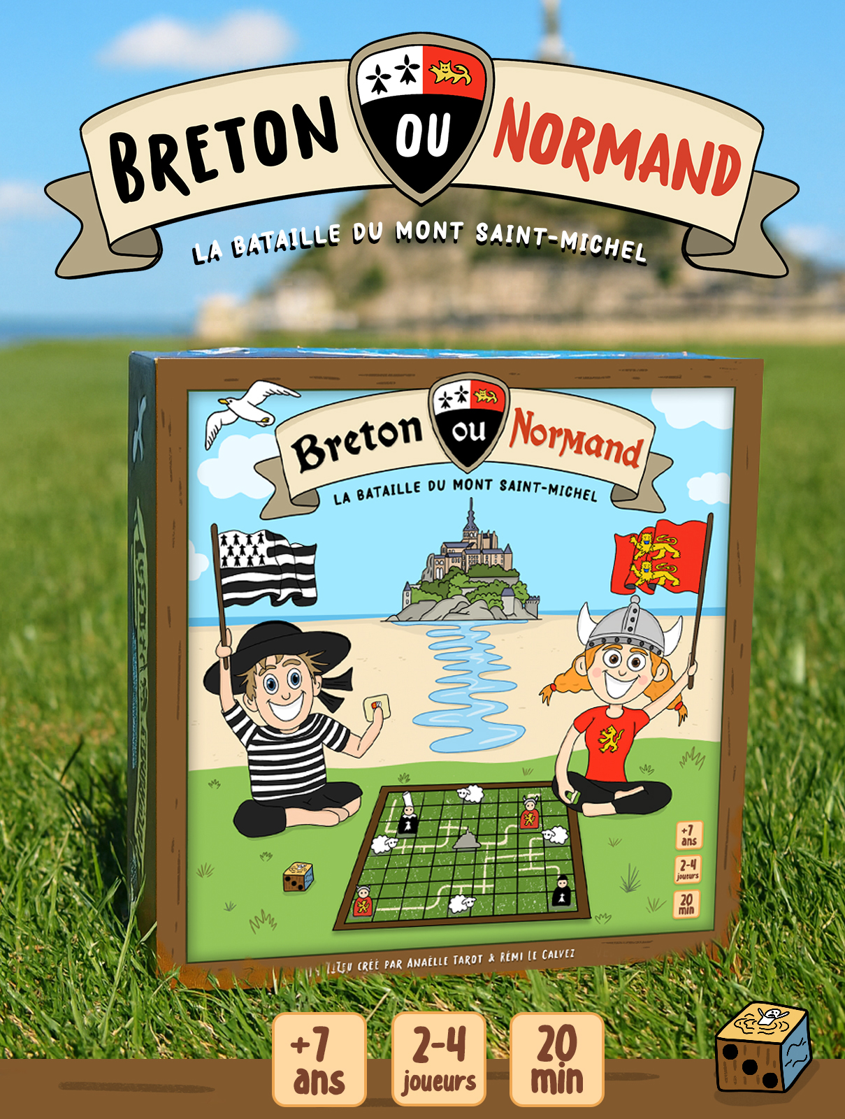 Affiche verticale Breton ou Normand